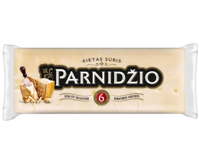 Pieno Žvaigždės Parnidžio Hard Cheese Aged 6 Months